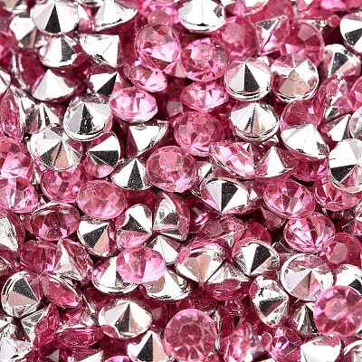 Imitation Taiwan Acrylic Rhinestone Pointed Back Cabochons GACR-A003-3.5mm-14-1