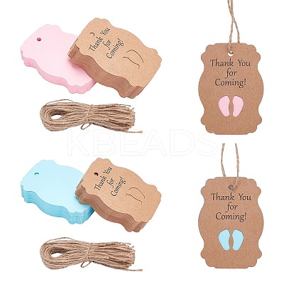 2 Sets 2 Colors Paper Tapes DIY-PH0002-21-1