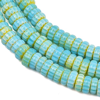 Handemade Millefiori Lampwork Beads LAMP-D009-01A-07-1