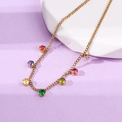 304 Stainless Steel Charm Bracelets LS-BJEW-A047-02G-1