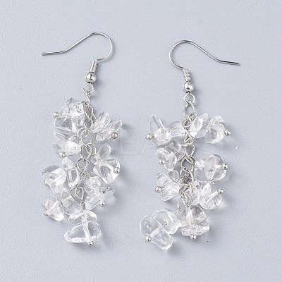 Dangle Earrings EJEW-E255-A03-1