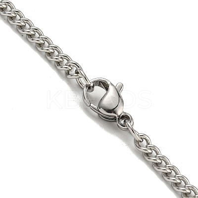201 Stainless Steel Necklaces NJEW-Q336-01Z-P-1