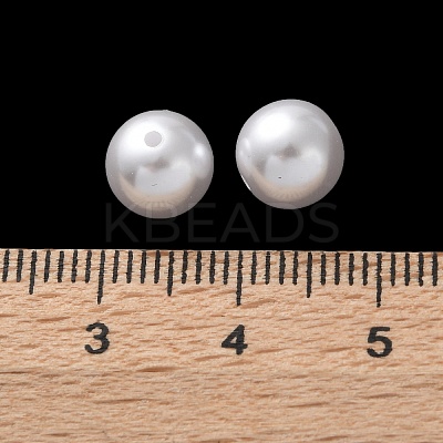 Plastic Imitation Pearl Beads FIND-M059-01C-09-1