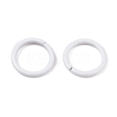 100Pcs Baking Paint Zinc Alloy Open Jump Rings FIND-WH0032-85A-03-1