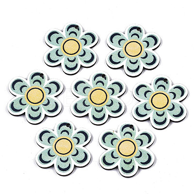Printed Basswood Pendants LS-X-WOOD-N006-37-1