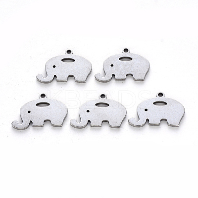 Tarnish Resistant 304 Stainless Steel Pendants STAS-N092-54-1