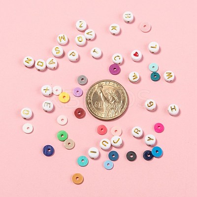 DIY Heishi Bead Style Stretch Bracelets Making Kits DIY-JP0005-85-1