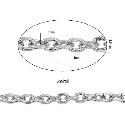 304 Stainless Steel Cable Chains CHS-CJ0001-13-1