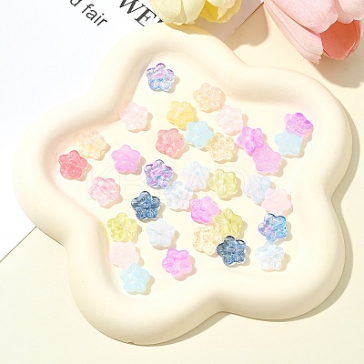 30Pcs Baking Paint Glass Beads GLAA-FS0001-97F-1