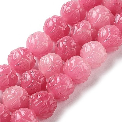 Carved Synthetic Coral Beads CORA-R021-07-1