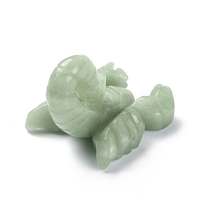 Natural Green Aventurine Carved Healing Scorpion Figurines DJEW-M008-01E-1