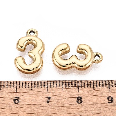 Ion Plating(IP) 304 Stainless Steel Pendants STAS-N109-261D-G-1