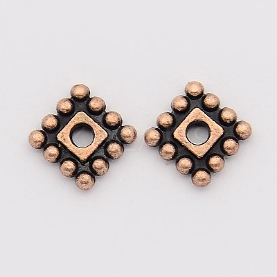 Tibetan Style Alloy Spacer Beads LS-TIBEB-P002-02R-NR-1