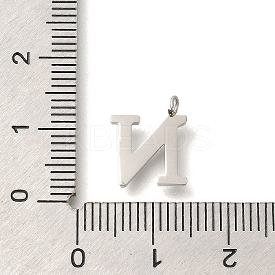 304 Stainless Steel Micro Pave Cubic Zirconia Pendants STAS-H228-06P-N-1