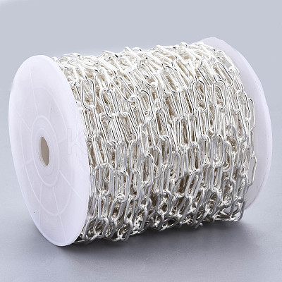 304 Stainless Steel Paperclip Chains CHS-N001-02S-1