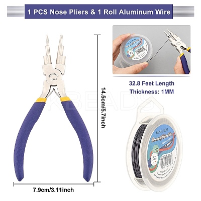 DIY Wire Wrapped Jewelry Making Kits PT-BC0001-47C-B-1