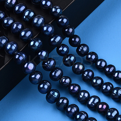 Natural Cultured Freshwater Pearl Beads Strands PEAR-N013-07E-1