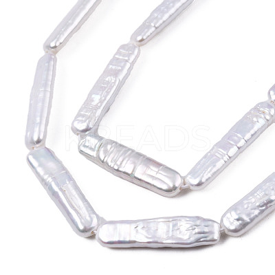 Natural Baroque Pearl Keshi Pearl Beads Strands PEAR-N021-14-1