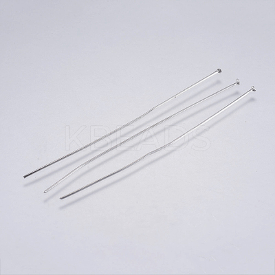 Tarnish Resistant 304 Stainless Steel Flat Head Pins X-STAS-F146-01P-70mm-1
