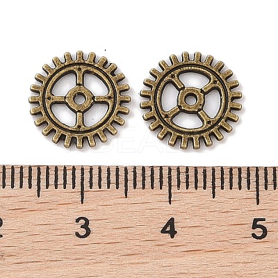 Tibetan Style Alloy Steampunk Pendants TIBEP-5458-AB-LF-1