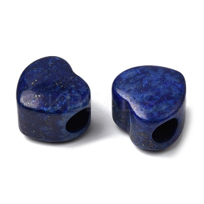 Dyed Natural Lapis Lazuli European Beads G-C269-01L-1