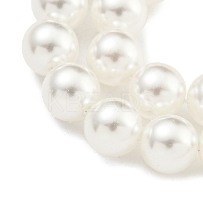 Glass Pearl Beads Strands X-HY-G002-01D-01-1