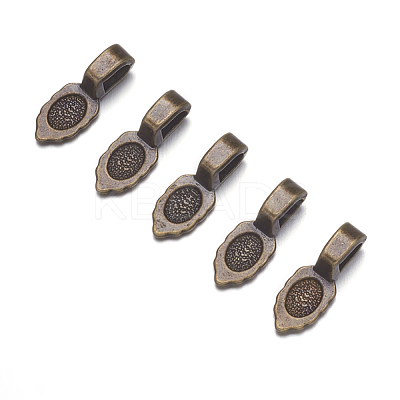 Tibetan Style Pendant Bails X-MAB3357Y-1