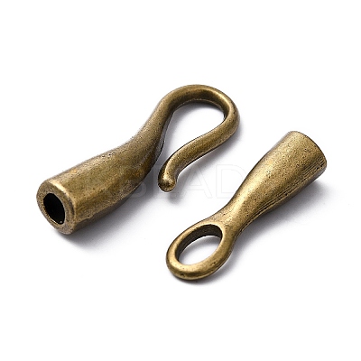 Tibetan Style Hook Clasps LS-MLF11268Y-NF-1