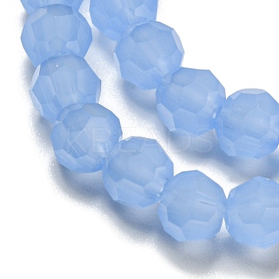 Imitation Jade Glass Beads Stands X-EGLA-A035-J4mm-D03-1