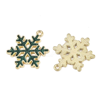 Christmas Alloy Enamel Pendants ENAM-G234-01F-1