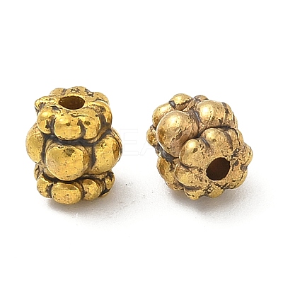 Tibetan Style Alloy Beads TIBE-P003-37AG-1
