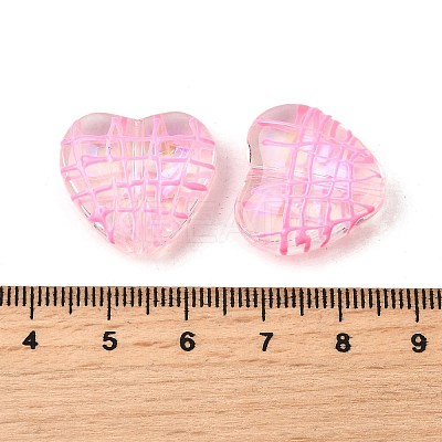 Transparent Glass Enamel Beads GLAA-S388-01B-1