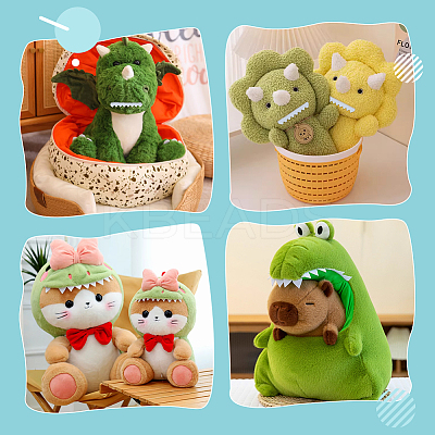 16 Bags Felt Craft Dinosaur Teeth DOLL-FG0001-06-1