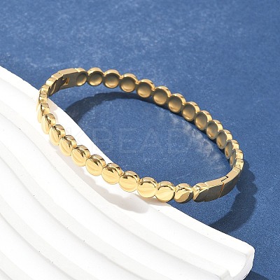 304 Stainless Steel Bangles for Women AJEW-P127-08G-1
