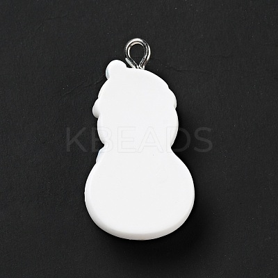 Christmas Opaque Resin Pendants RESI-G043-A02-1