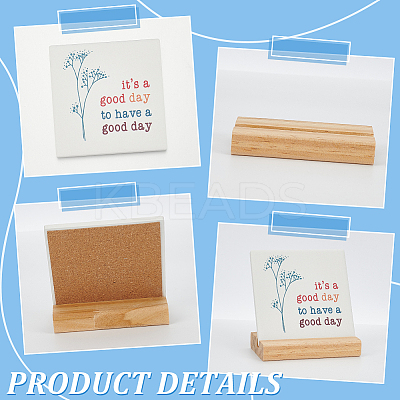 1Pc Porcelain It's a Good Day Sign Inspirational Desk Art Decor for Home Office AJEW-AR0004-90-1