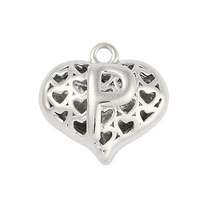Hollow Brass Pendants for Valentine's Day KK-M289-03P-P-1