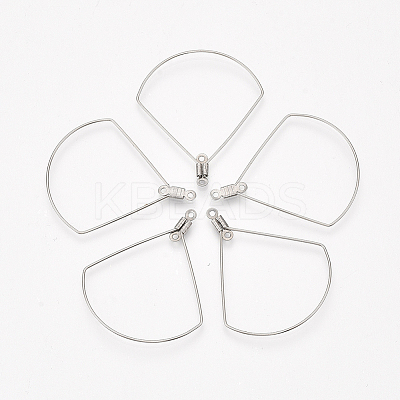 Tarnish Resistant 304 Stainless Steel Wire Pendants LS-X-STAS-S103-11-1