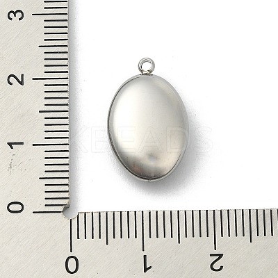 Anti-Tarnish 304 Stainless Steel Pendants STAS-R005-13P-1