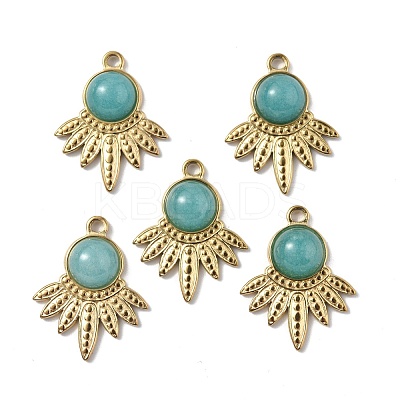 Natural Amazonite Pendants STAS-C064-VC892-1