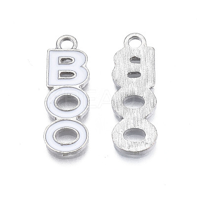 Rack Plating Alloy Enamel Pendants ENAM-T011-161-1