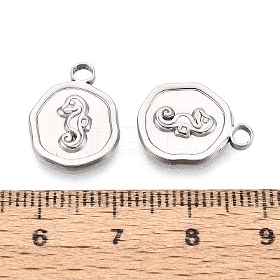 Non-Tarnish 304 Stainless Steel Pendants STAS-F282-07P-1