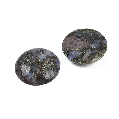 Natural Glaucophane Cabochons G-H1596-FR-25mm-19-1