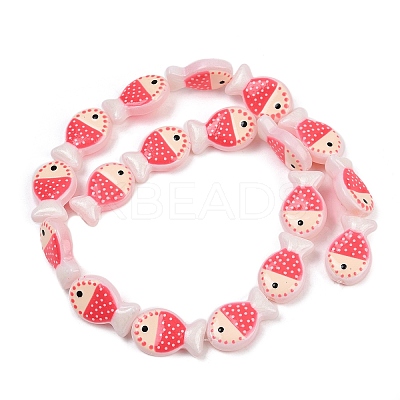 Baking Paint Glass Beads LAMP-F036-02B-1