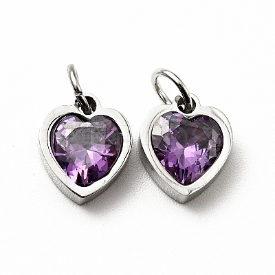 304 Stainless Steel Pendants STAS-D189-06P-05-1
