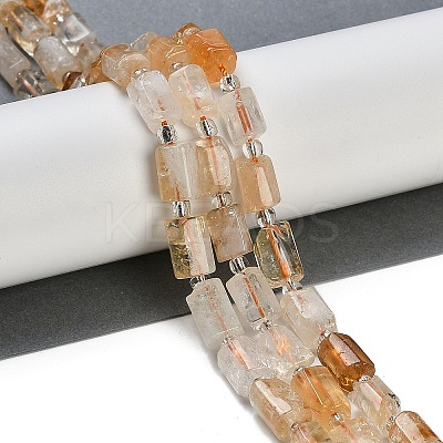 Natural Yellow Quartz Beads Strands G-G162-D07-01-1