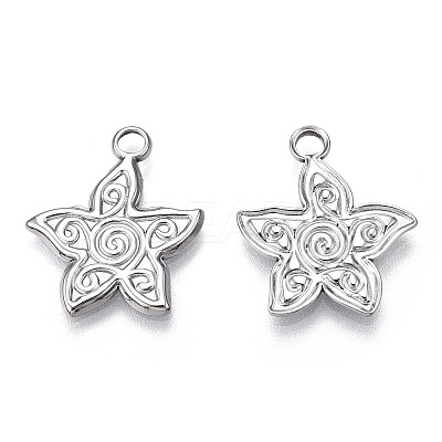Non-Tarnish 304 Stainless Steel Pendants LS-STAS-T063-199P-1