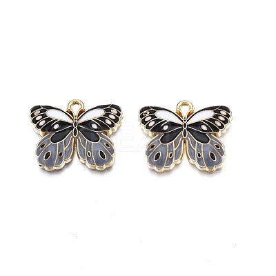 Alloy Enamel Pendants ENAM-N055-105D-1