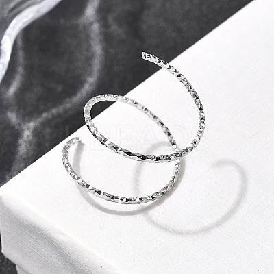 Adjustable 304 Stainless Steel Cuff Rings LS-RJEW-D335-02P-1