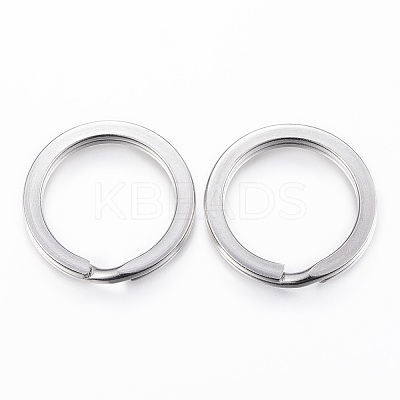Tarnish Resistant 304 Stainless Steel Split Key Rings STAS-P177-1.6x23mm-P-1